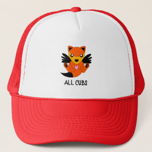 Casquette Joyeux Fox Team mignonne School Motivation Wings