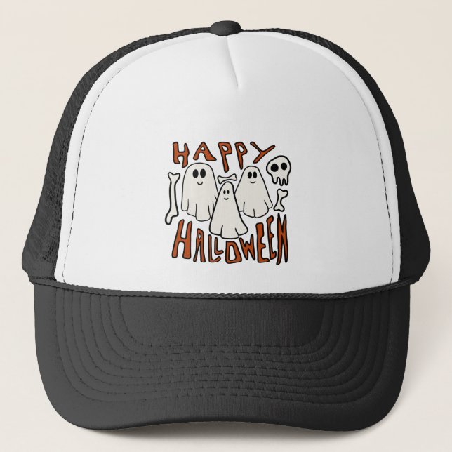 Casquette Joyeux Halloween (Devant)