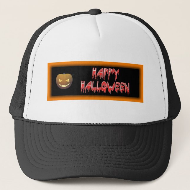 Casquette Joyeux Halloween (Devant)