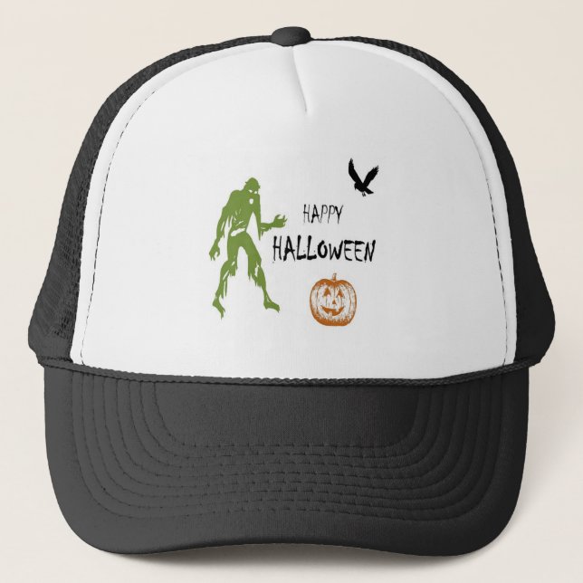 Casquette Joyeux Halloween (Devant)