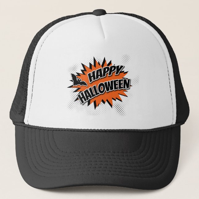 Casquette Joyeux Halloween (Devant)