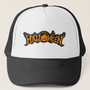 Casquette Joyeux Halloween Citrouille à l'Œil de Rubis Cadre