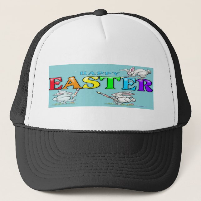 Casquette Joyeux lapins de Pâques (Devant)