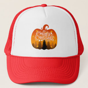 CASQUETTE JOYEUX NOËL CITROUILLE SAISON DES FÊTES