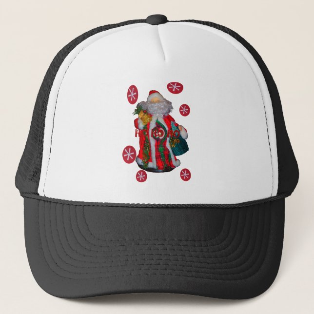 Casquette Joyeux Noël coloré Père Noël Imprimer (Devant)