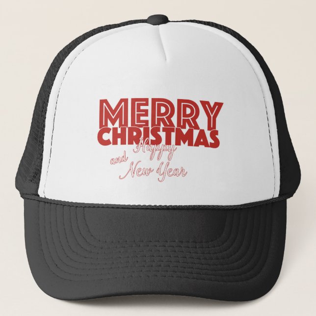 Casquette Joyeux Noël et Bonne Année (Devant)
