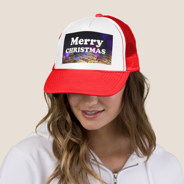 Casquette Joyeux Noël et bonnes voeux de Nouvel An (En situation)