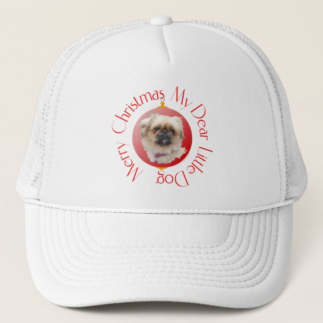 Casquette Joyeux Noël Pékinois (Devant)