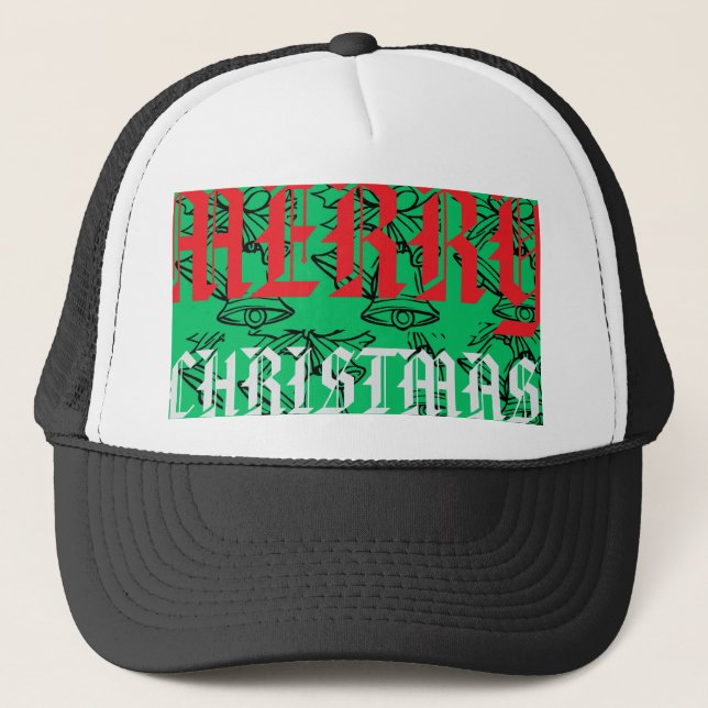 Casquette Joyeux Noël (SONNAILLES) (Devant)