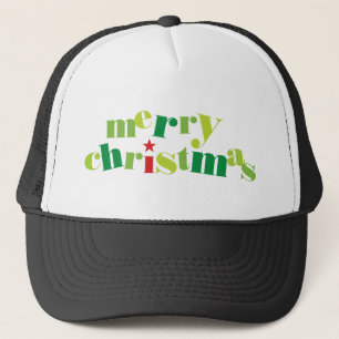 Casquette joyeux noël typographie moderne