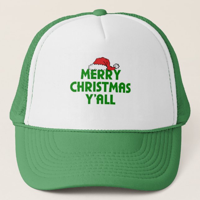 Casquette Joyeux Noël Yall (Devant)