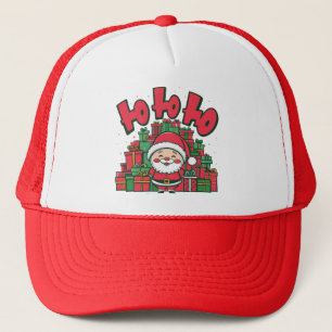 Casquette Joyeux Père Noël de dessin animé Noël