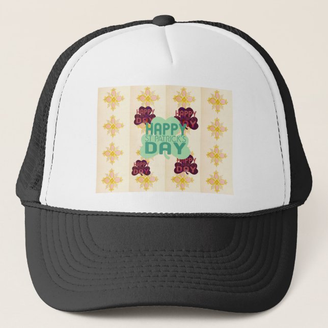 Casquette Joyeux Saint Patrick's Day Lovely Art Print (Devant)