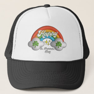 Casquette Joyeux Saint Patrick's Day mignon arc-en-ciel