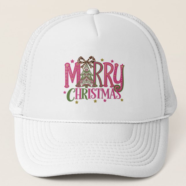 Casquette Joyeux sapin de Noël (Devant)