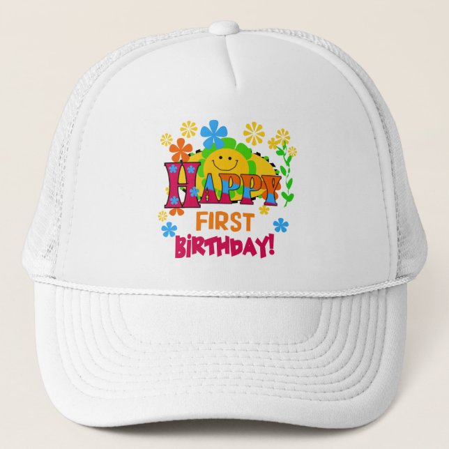 Casquette Joyful First Birthday T-shirts et cadeaux (Devant)