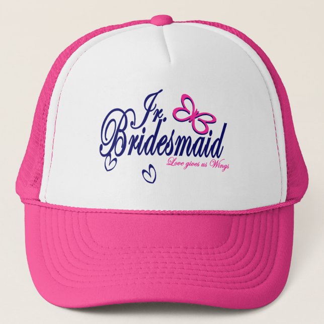 Casquette Jr. Bridesmaid/ Thème Papillon (Devant)