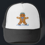 Casquette Judaica Hanoukka, pain d'épices Man Menorah<br><div class="desc">Vous regardez The Lee Hiller Designs Collection of Home and Office Decor, Apparel, Gifts and Objets de collection. Les designs incluent Lee Hiller Photography et Mixed Media Art numérique Collection. Vous pouvez voir sa photographie de la nature sur http://HikeOurPlanet.com/ et suivre son blog randonnée dans le parc national Hot Springs....</div>