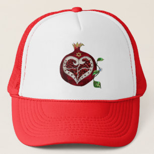 Casquette Judaica Pomegranate Heart Hanoukka Rosh Hashanah