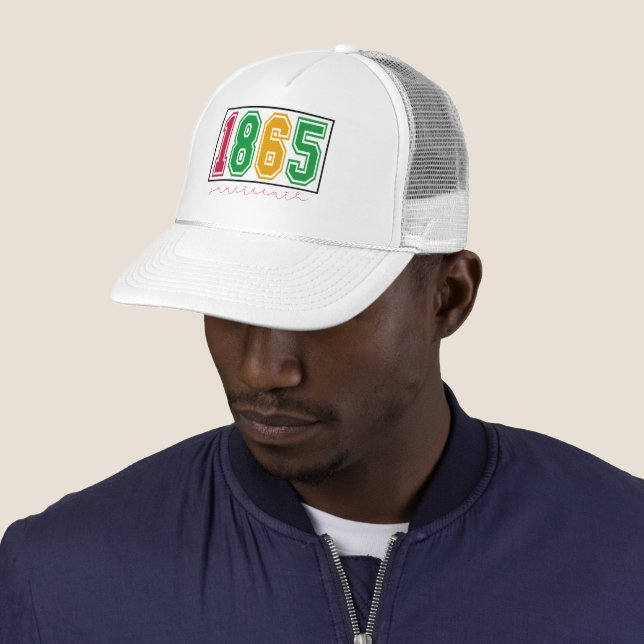 Casquette Juneteenth - Histoire des Noirs  (En situation)