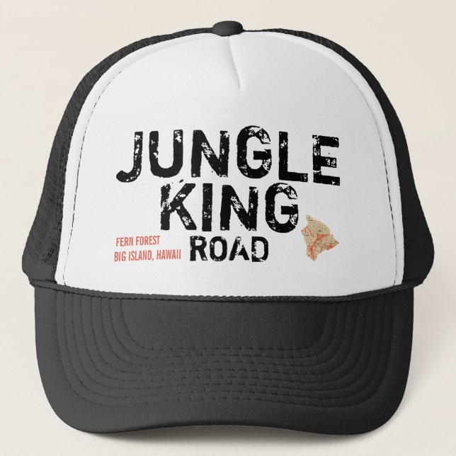 CASQUETTE JUNGLE KING ROAD FERN FOREST, HAWAII (Devant)