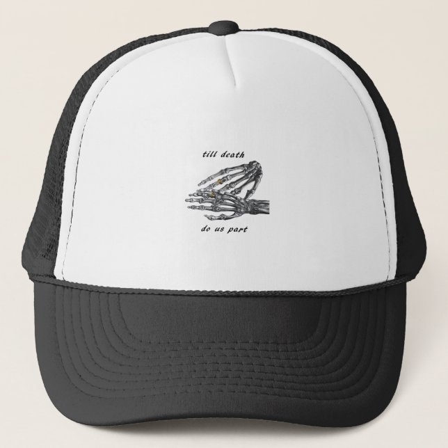 Casquette Jusqu'à la mort Faisons-nous partie Skeleton Hands (Devant)