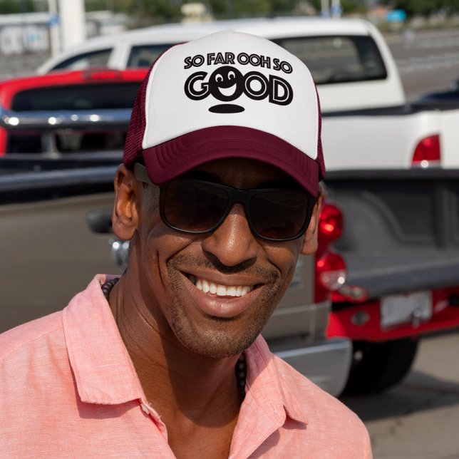 Casquette Jusqu'À Présent Ooh Si Bon Happy Trucker Hat (Créateur téléchargé)