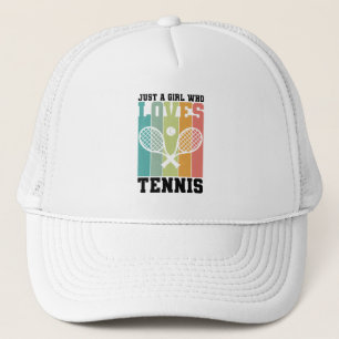 Casquette Just a girl who loves Tennis   Tennis Player Gifts