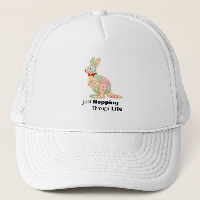 Casquette Juste en train de sautiller à travers la vie Créat (Devant)