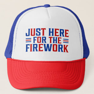 Casquette Juste Ici Pour Le Feu D'Artifice Drôle Pour Deux
