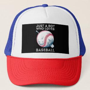 Casquette Juste un garçon qui aime baseball Batter baseball