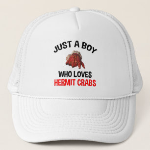Casquette Juste un garçon qui aime les crabes ermites