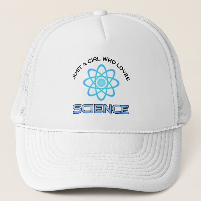 Casquette Juste Une Fille Qui Aime La Science (Devant)