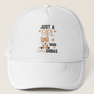 Casquette Juste Une Fille Qui Aime Les Chiens De Shiba Des A