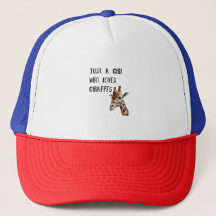 Casquette Juste Une Fille Qui Aime Les Giraffes Mignonne Gir