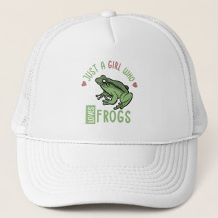 Casquette Juste une fille qui aime les grenouilles Cadeaux a