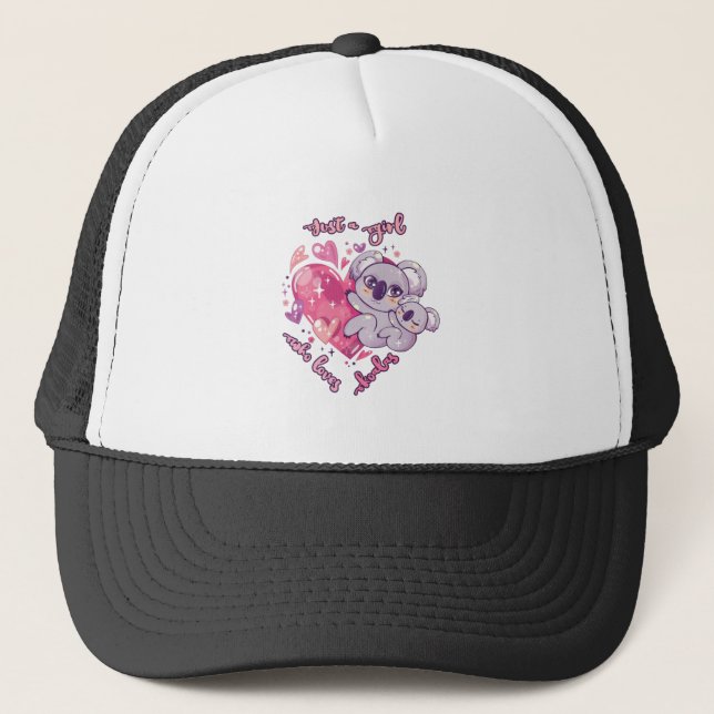 Casquette Juste Une Fille Qui Aime Les Koalas (Devant)