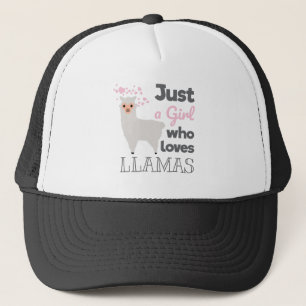 Casquette Juste une fille qui aime les lamas