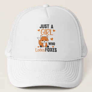 Casquette Juste Une Fille Qui Aime Les Renards, Drôle Renard