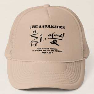 Casquette Juste Une Synthèse Math Equation Carl Gauss Formu