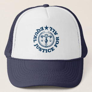 Casquette Justice égale pour tous - Badge de justice bleu
