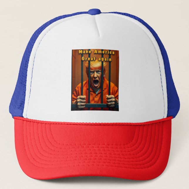 Casquette Justice MAGA Trump soutien Kamala Walz Humour drôl (Devant)