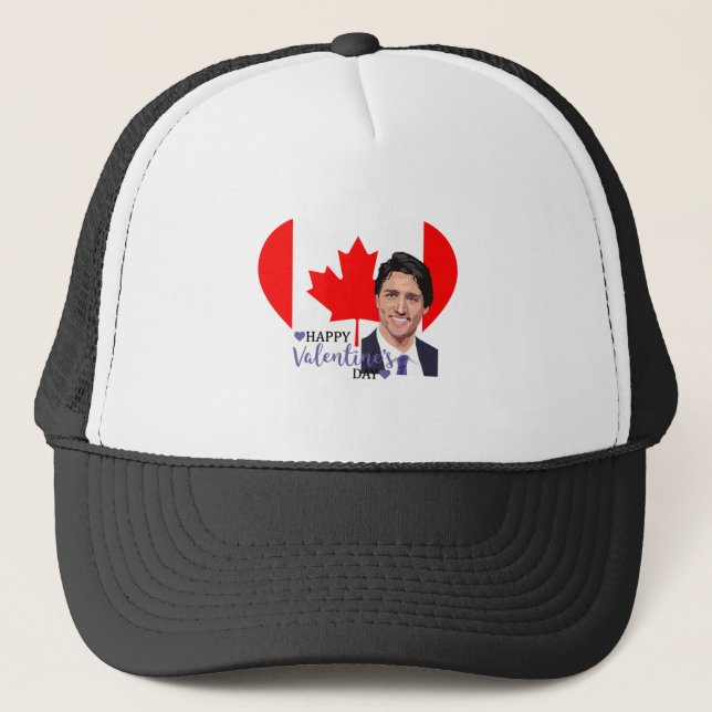 Casquette justin trudeau valentine (Devant)