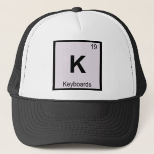 Casquette K - Claviers Musique Chimie Tableau périodique