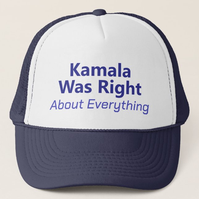 Casquette Kamala avait raison sur tout (Devant)