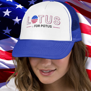 Casquette Kamala Harris 2024 Lotus pour Potus