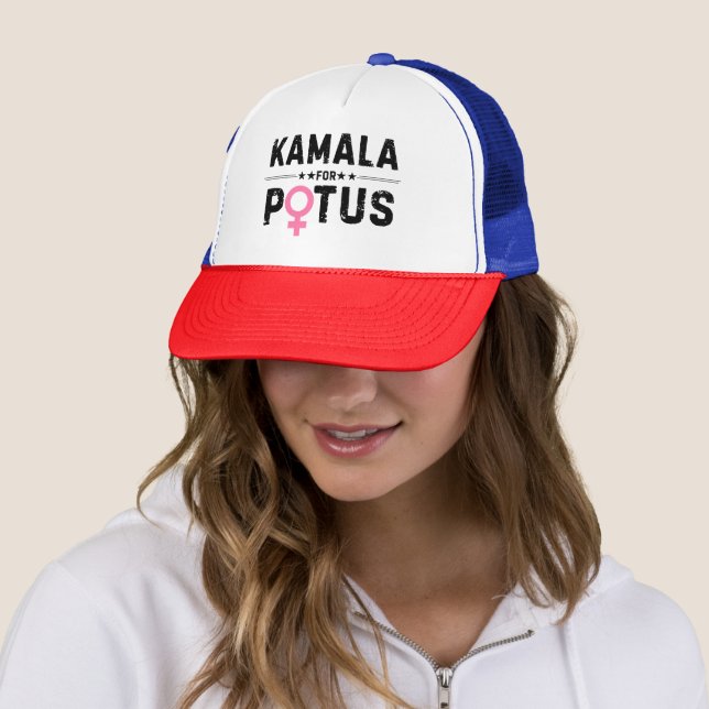 Casquette Kamala Harris 2024 pour le président POTUS (En situation)