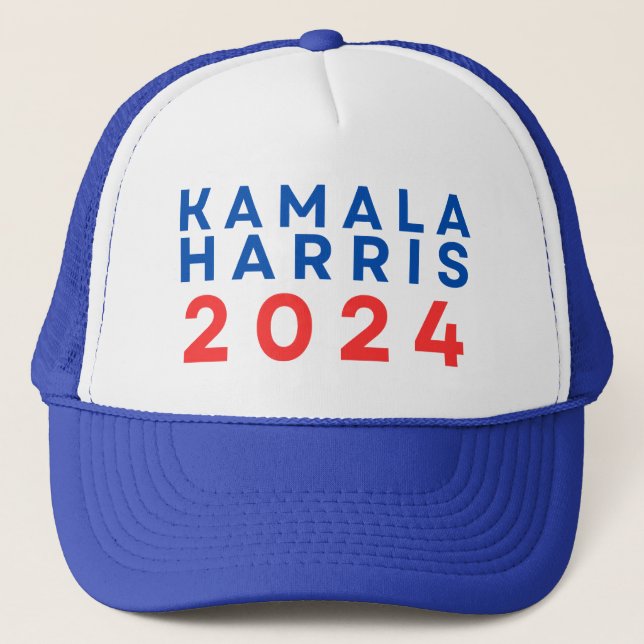 Casquette Kamala Harris 2024 Président Election Trucker Hat (Devant)