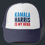 Casquette Kamala Harris est mon héros<br><div class="desc">Kamala Harris est My Hero. Pour toutes les femmes noires et indiennes qui voient dans la maison blanche le modèle démocrate Kamala Harris comme une inspiration pour les filles partout dans le monde.</div>