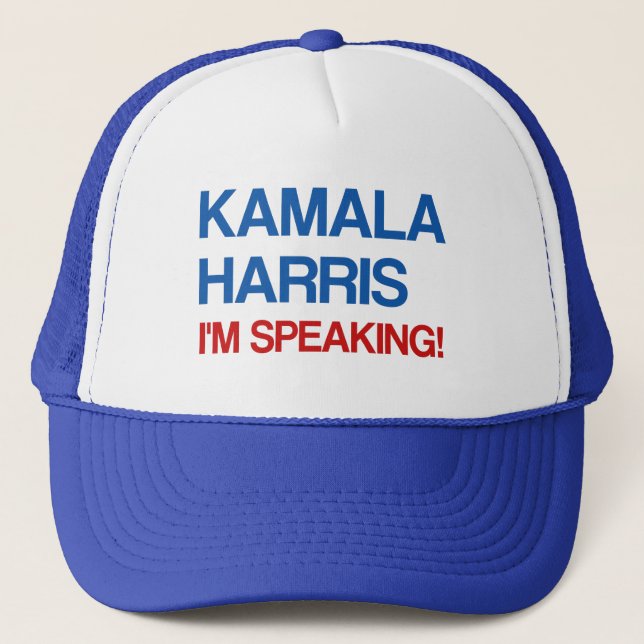 Casquette Kamala Harris Je parle ! (Devant)